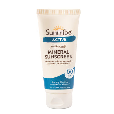 Suntribe Active Organic Mineral Sunscreen SPF50