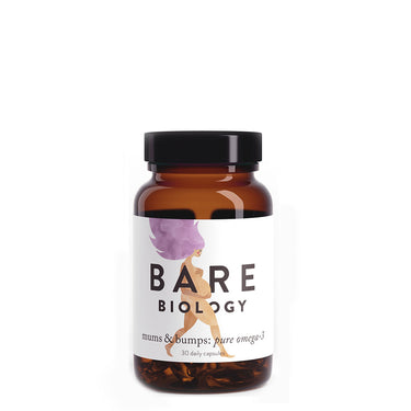 Bare Biology Mums & Bumps Omega 3 Fish Oil Capsules
