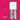 A bottle of Kure Bazaar Paris Biogel Keratine nail polish in the shade Fabulous, shown against a vibrant pink background with a dropper of the pink polish visible on the left.