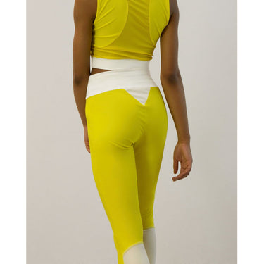 Go As U R High-Waist Tights Yellow | Sustainable Activewear | Instore & Online UK