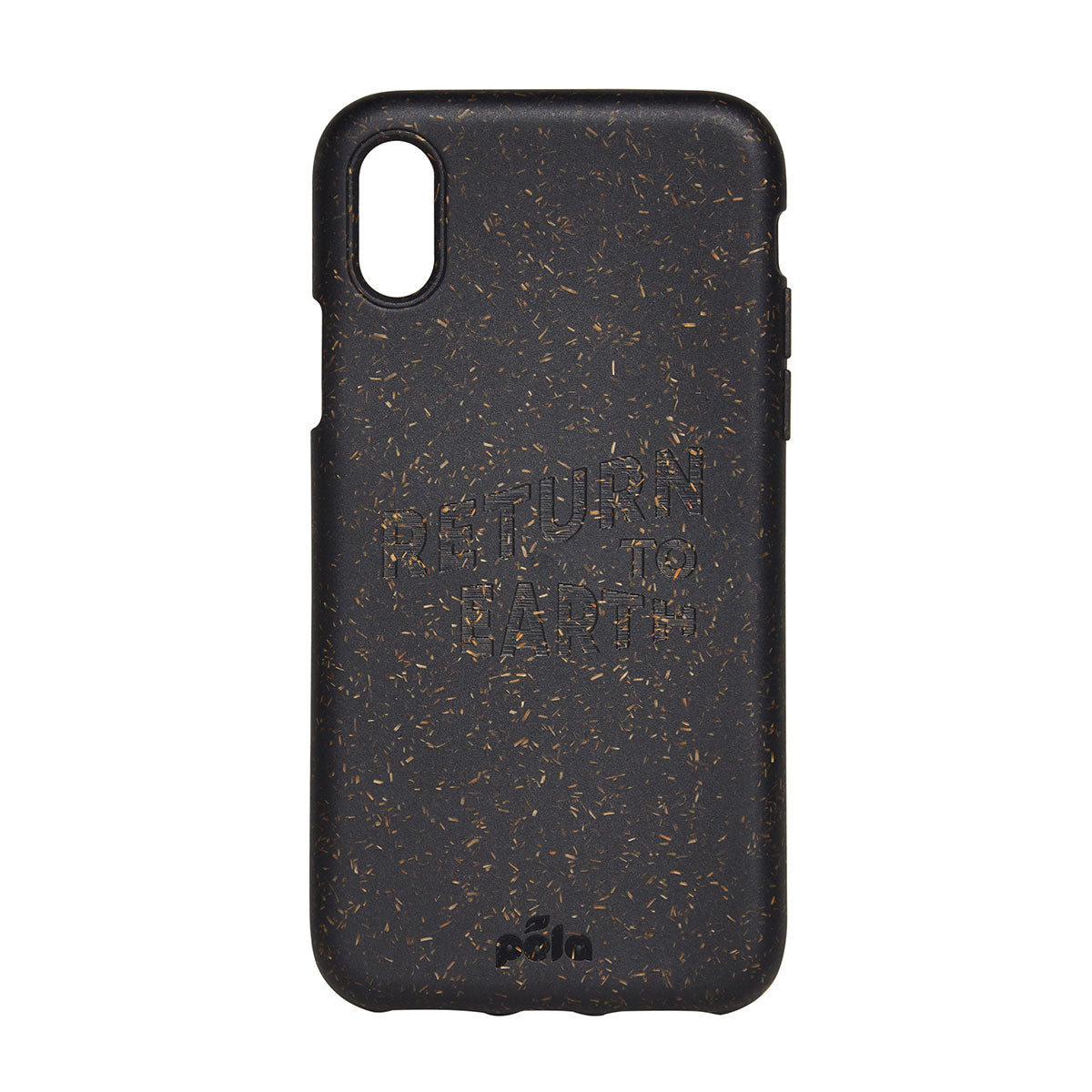 Pela iPhone Case Return to Earth Black Zero Waste Content UK
