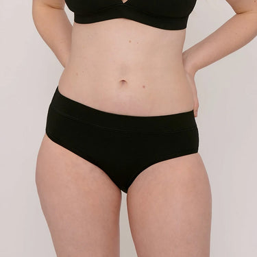 Organic Basics Bikini Briefs 2-Pack Black | Sustainable Lingerie UK