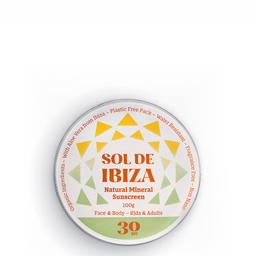 Sol de Ibiza Face & Body Plastic Free Tin SPF30 | Uk Stockist