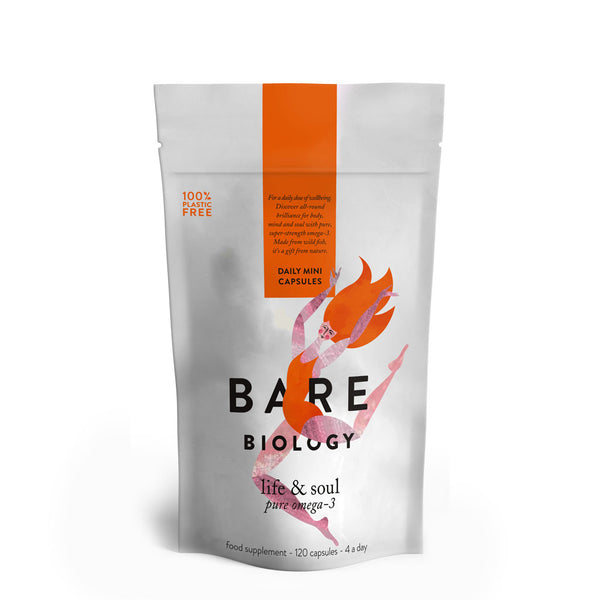 Bare Biology Life & Soul Omega 3 Fish Oil Mini Capsules - Refill
