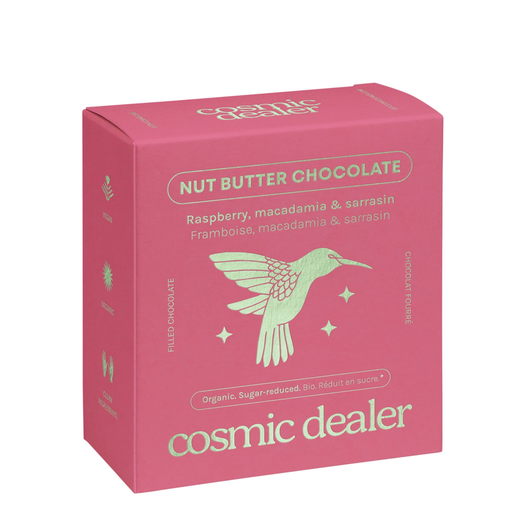 Cosmic Raspberry Mcfloat Ingredients Cosmic Dealer Nut Butter Chocolate - Raspberry & Macadamia – Content ...
