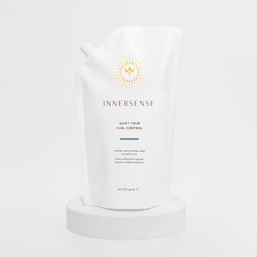 Pouch of Innersense Quiet Calm Curl Control Refill on shelf