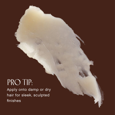 Innersense Inner Reflection Sculpting Pomade swatch with pro tip text