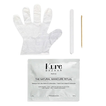 Flat lay image of the contents of Kure Bazaar The Natural Manicure Ritual
