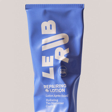 Tube of Le Rub Repairing Body Lotion