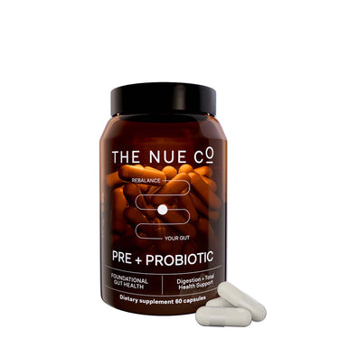The Nue Co Prebiotic and Probiotic Capsules