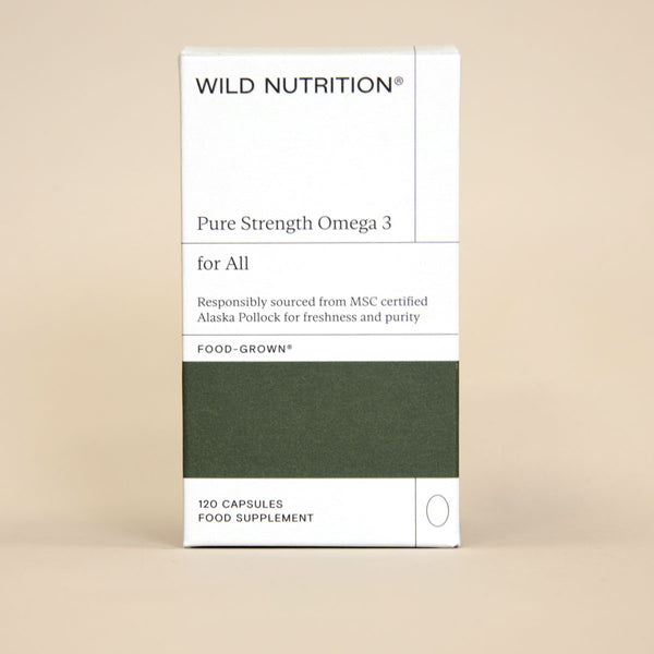 Wild Nutrition Pure Strength Omega 3 Natural Supplements UK