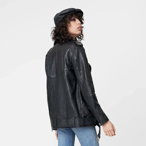 Deadwood Uma Leather Jacket | Upcycled Leather Jacket | Content UK