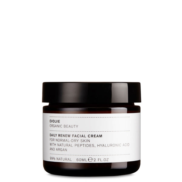 Evolve daily Renew face moisturiser organic skincare UK