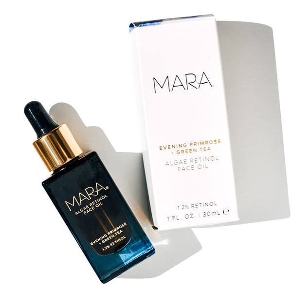 Mara Evening Primrose + Green Tea Algae Retinol Face Oil | Natural Facial Oil 