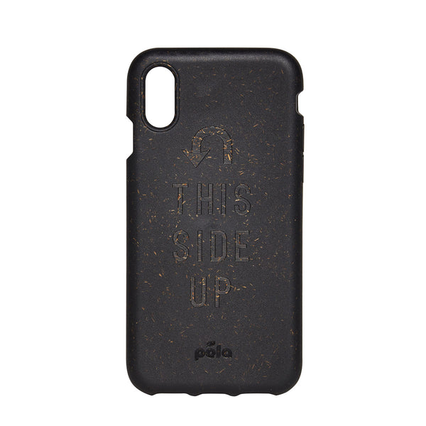 Content X Pela Iphone Case This Side Up Black | Content Beauty | Sustainable