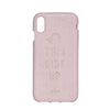 Content X Pela iPhone Case This Side Up Rose Quartz | Sustainable | Content Store