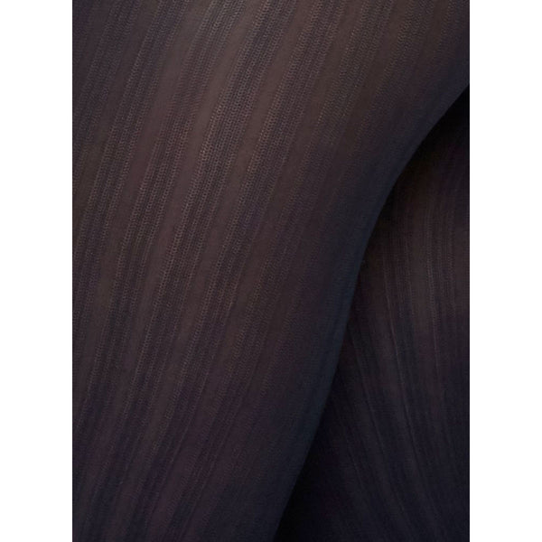 Swedish Stockings Alma Rib Tights Navy | Sustainable Tights | UK