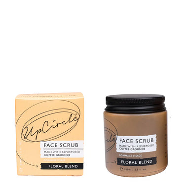 UpCircle Coffee Face Scrub with Floral Blend