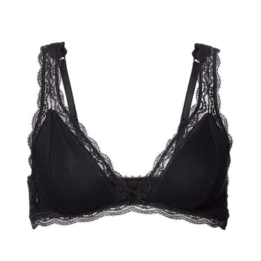 Woron Onyx Lace Trimmed Bra | Sustainable Underwear | Content UK ...