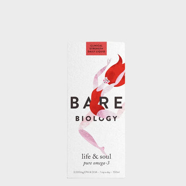 Bare Biology Life & Soul Pure Omega 3 Liquid | Natural Supplements UK