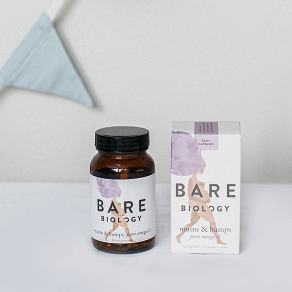Bare Biology Mums & Bumps Omega 3 Fish Oil Capsules | Content UK