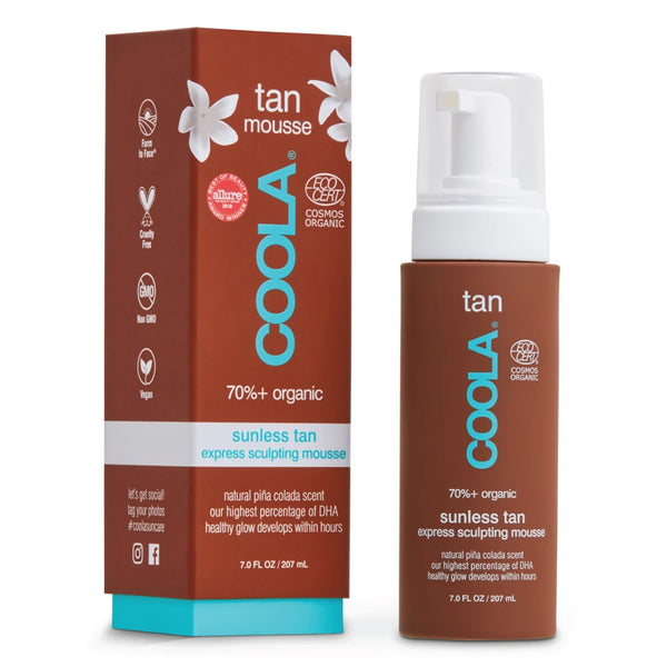 Coola Sunless Tan Express Sculpting Mousse | Natural Self Tan UK