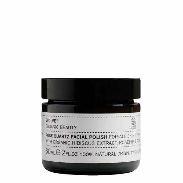 Evolve Rose Quartz Facial Polish Exfoliator | Natural Skincare UK