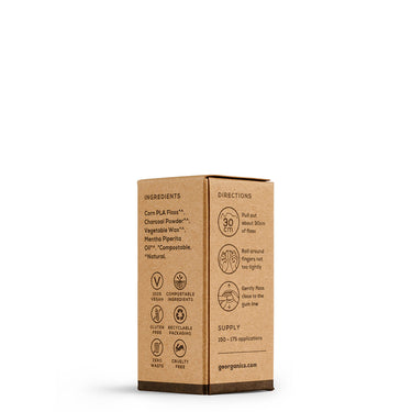 Georganics Charcoal Floss | Recyclable Beauty UK