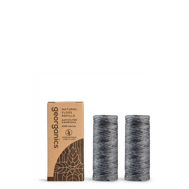 Georganics Charcoal Floss Refill | Refillable Oral Care