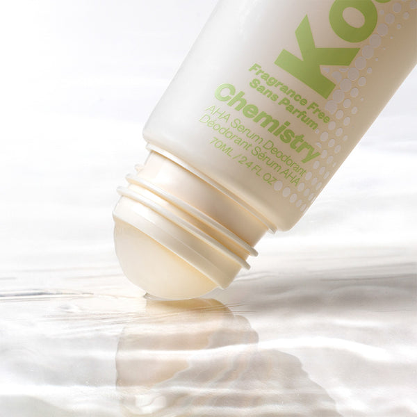 Kosas Chemistry AHA Serum Deodorant Fragrance Free | Natural Deodorant