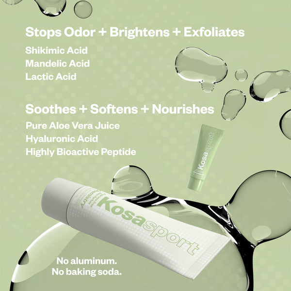 Kosas Chemistry AHA Serum Deodorant Fragrance Free | Natural Deodorant