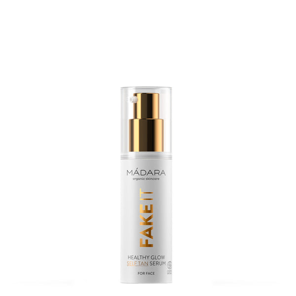 Madara Fake It Healthy Glow Self Tan Serum for Face | Natural Self-Tan