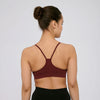 Organic Basics Active Sports Bra Burgundy | Sustainable Activewear UK