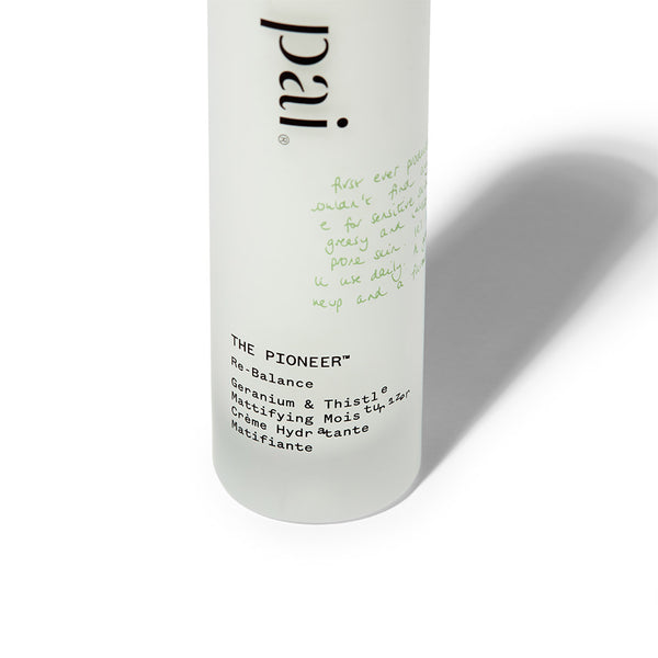 Pai Skincare The Pioneer Geranium & Thistle Mattifying Moisturiser | Vegan Skincare UK 