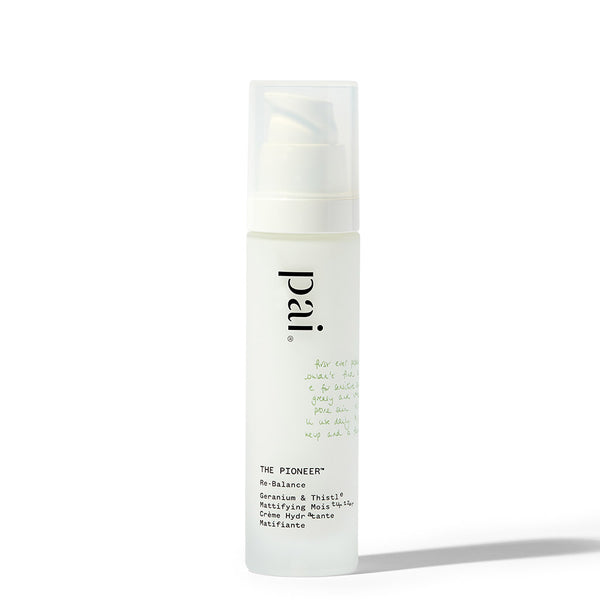 Pai Skincare The Pioneer Geranium & Thistle Mattifying Moisturiser | Vegan Skincare UK 
