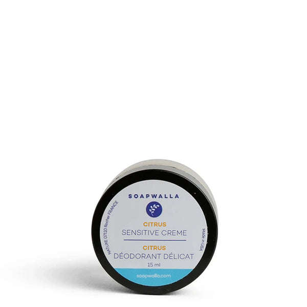 Soapwalla Citrus Sensitive Deodorant Cream Travel Size | Natural Deodorant UK