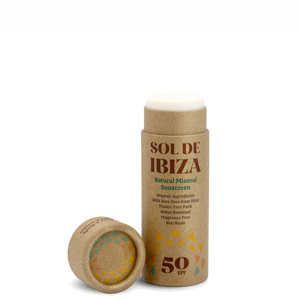 Sol De Ibiza Face & Body Plastic Free Stick SPF50 | Uk Stockist