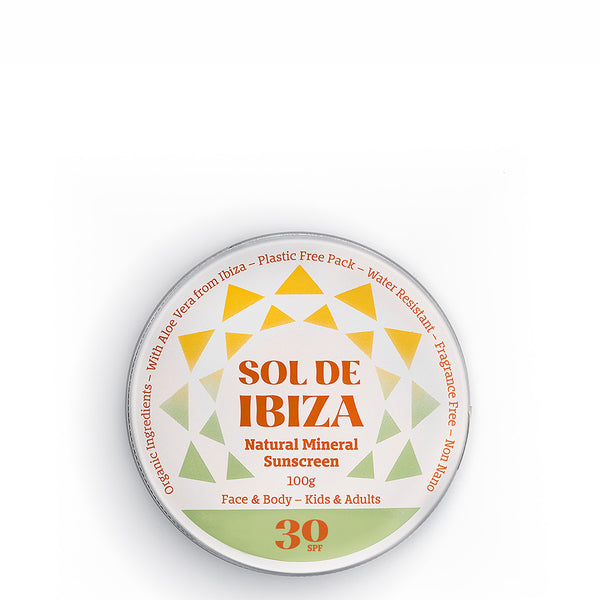 Sol de Ibiza Face & Body Plastic Free Tin SPF30 | Uk Stockist 