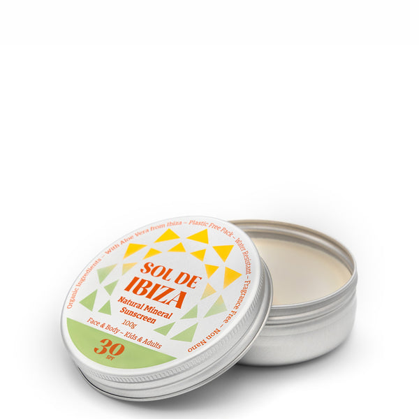 Sol de Ibiza Face & Body Plastic Free Tin SPF30 | Uk Stockist 